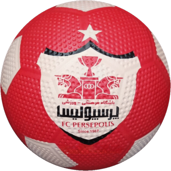 توپ فوتبال لاستیکی پرسپولیس بچگانه سایز 4